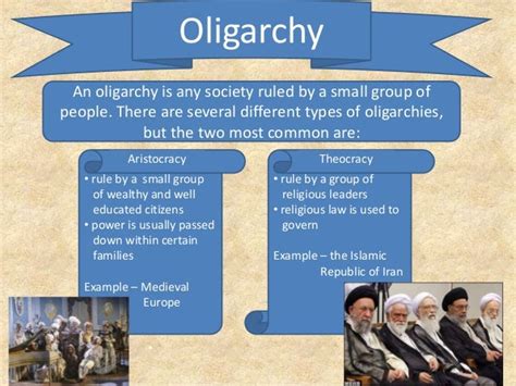 how are most modern oligarchies similar to dictatorships